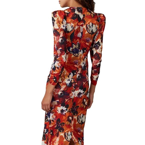 Bianco Painterly Jersey Dress, Ronny Kobo, Size Small - Picture 1 of 7